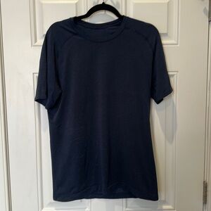 Lululemon Metal Vent Tech Short Sleeve Shirt, Navy, Medium